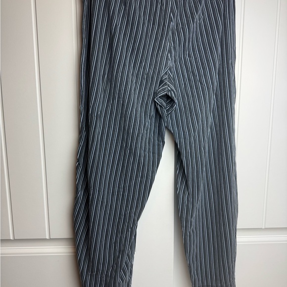 French Kitty | Striped Blue Pajama Set with Lace Detail | Medium - Picture 7 of 9